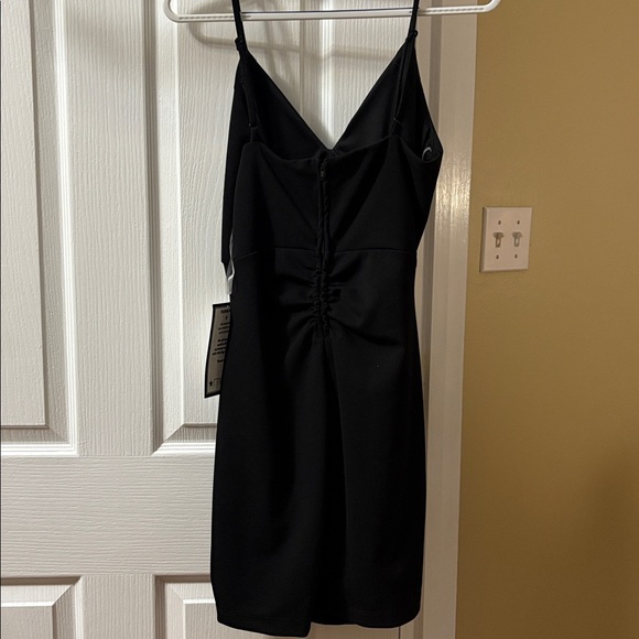 Emerald Sundae Black Mini Dress - Picture 2 of 5